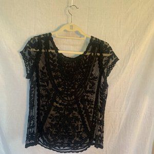 Black Lace Top